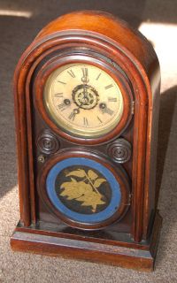Ingraham Venetian Shelf Mantel Clock