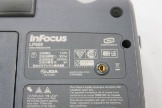 InFocus LP600 DLP HDTV Multimedia Projector 797212615008