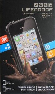 New Black Life Proof Waterproof Case Cover for Apple iPhone 4 4S