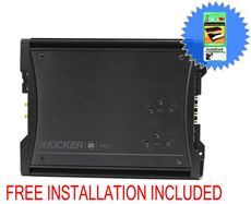 Kicker 11 ZX350.4 4 Channel Amplifier Car Audio Amp 11ZX3504 + Free