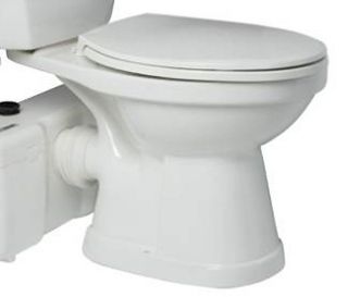 Saniflo 007 Elongated Toilet Bowl White