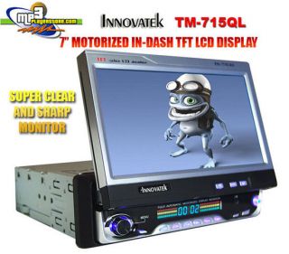 Innovatek TM 715QL 7 High Resolution Motorized in Dash TFT Color LCD