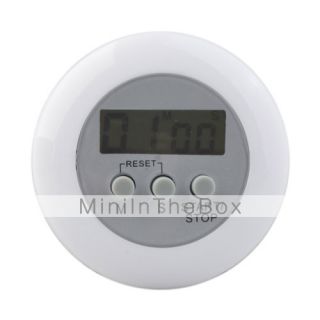 USD $ 6.19   Round Kitchen Cooking Digital Timer with Clip,