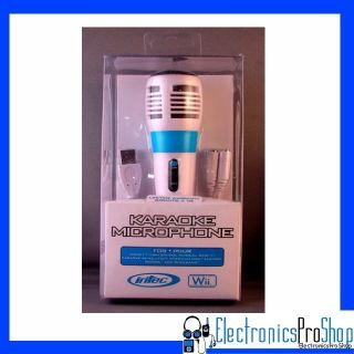 Intec G5607 Wired Karaoke Microphone Mic for Nintendo Wii Singing
