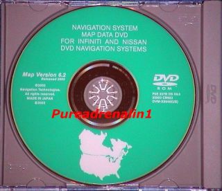 2004 Infiniti FX45 QX56 Q45 M45 Navigation DVD Nav 6 2