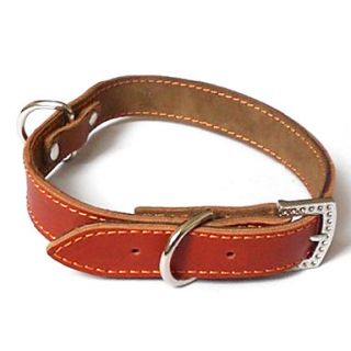 USD $ 20.49   Adjustable Belt Style Leather Dog Collar (56cm x 2cm