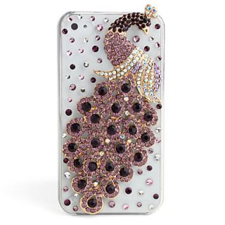 EUR € 22.53   fashionabla diamant fallet för iPhone 4 / 4s (Peacock