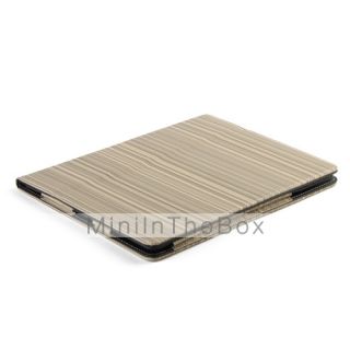 USD $ 13.67   Elegant Striped Leather Case with Stand for iPad 2,