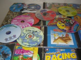 Large Lot of Childrens Computer Games Assorted