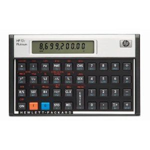 HP 12C Platinum Business Scientific Calculator Desktop Portable Calc