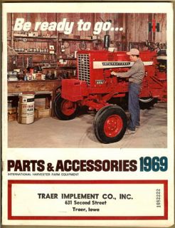 1969 IH Parts & Accessories Farm Equipment, Traer, Iowa IA Implement