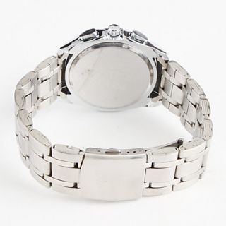 EUR € 18.57   mannen stalen analoge quartz horloge (zilver), Gratis