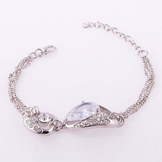 EUR € 6.61   Diamante Pulseira Prateado, Frete Grátis em Todos os