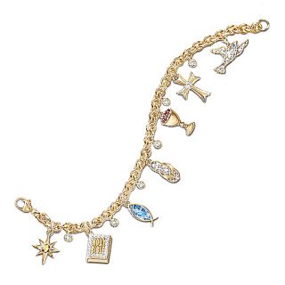  of Jesus Inspirational Charm Bracelet Christian Jewelry Gift