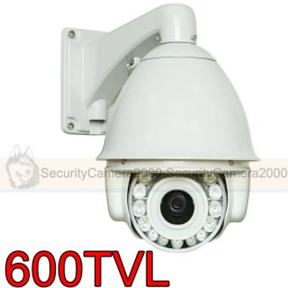  High Speed 600TVL 30x Zoom Network IP PTZ Camera 100M IR Range