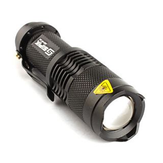 FX SK68 3W CREE Q3 LED Flashlight 1XAA/14500 (Black)