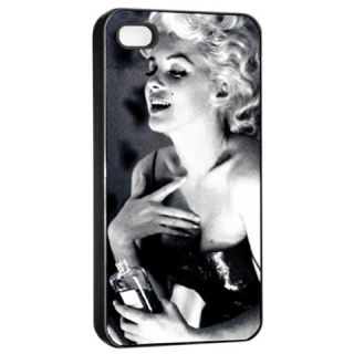 Marilyn Monroe 26P Apple iPhone 4/4s Seamless Case (Black) men women
