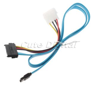  Slimline SATA Data & Power Cable Adapter For HDD Hard drive