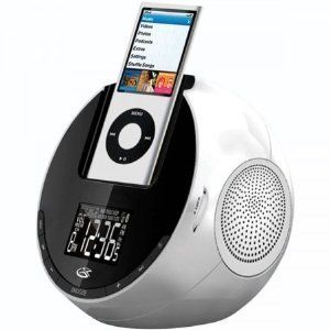 GPX CI109 Am FM Clock Radio iPod Dock Charger New