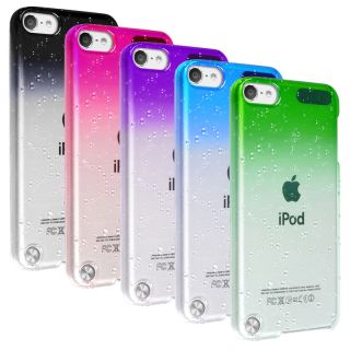  Green Blue Hard Water Rain Drop Case Cover for iPod Touch 5 5g