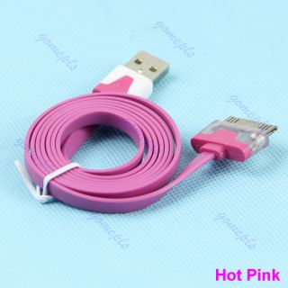  USB Data Sync Charge Cable Cord for iPod Touch iPhone 4S 4 3G