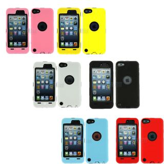  Hybrid Hard Gel Case Cover for iPod Touch 5 5th Generation