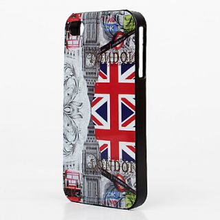 USD $ 2.69   London Style Hard Case for iPhone 4 and 4S (Multi Color