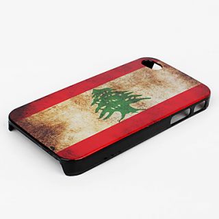 USD $ 2.69   Vintage Style Flag of Lebanon Pattern Hard Case for