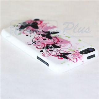 Butterfly Case Cover TPU Skin for Apple iPhone 5 5th Gen 5g Generation