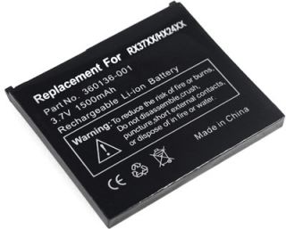 Battery for HP Compaq iPAQ hx2000 HX2700 RX3000 HX2110 HX2190 360136