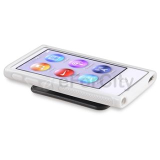  Belt Clip TPU Soft Case Cover Clear Protector for iPod Nano 7 7g