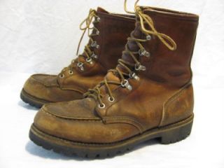 Vintage Red Wing Irish Setter Moc Toe Hunting Sport Boot Men size 8.5