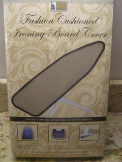 Fashion Cushioned Ironing Board Cover w Foam Pad New