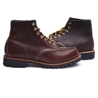 Red Wing Classic Moc Lug boot Mens moc toe work boot Leather upper
