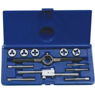 Irwin 24612 12 Piece Fractional Tap and Hex Die Set