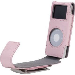 iPod Nano 1g 2G 1st 2nd Gen Belkin Pink Leather Case