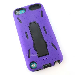  Impact Hard Cover Case Kickstand for Apple iPod Touch 5 5th Gen 5G