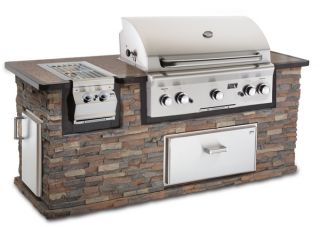  Built in Grill and Pre Fab BBQ Island American Outdoor Grill