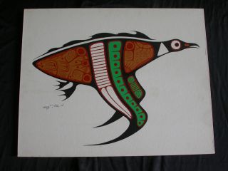 Aboriginal Native Art Isadore Wadow Original Painting
