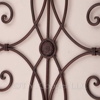 Wrought Iron Metal Wall Decor Grill Grille 91679 Sale