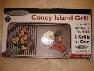 Coney Island Grill Stove Top Griddle Non Stick Coating