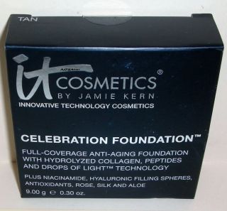 It Cosmetics Anti Aging Celebration Foundation – Tan – New in Box