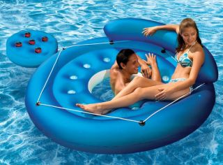 Inflatable Swimming Pool Mat River Floating Island Raft
