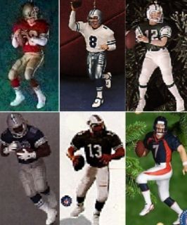 Football Legends Hallmark Sport Ornaments Series