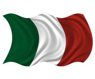 Italy Waving Flag Italian Italia Wall Art Car Vinyl Bumper Sticker