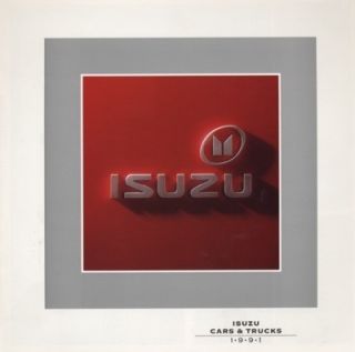 1991 Isuzu Line Sales Brochure Impulse Stylus Trooper