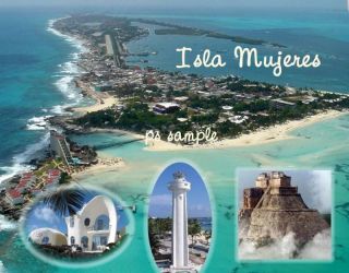 Mexico Isla Mujeres Travel Souvenir Fridge Magnet