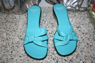 ITALIAN SHOEMAKERS SHOE MAKERS SLIDES WOMENS WEDGE SANDALS SIZE 9 M