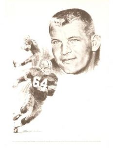 Jerry Kramer Sketch from The George Loh Collection