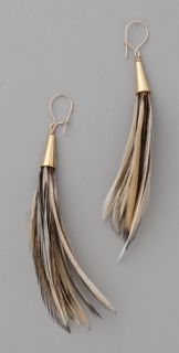 serefina Duster Feather Earrings